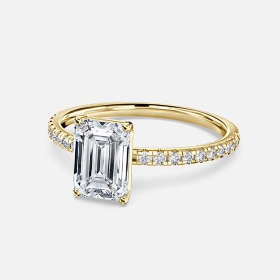 The Diana - 2ct Emerald Engagement Ring