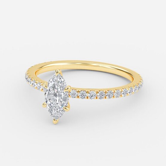 The Raven - 2ct Marquise Engagement Ring